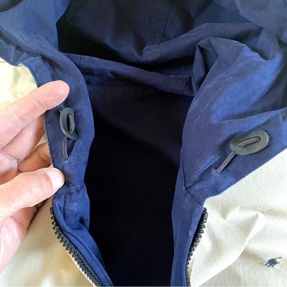 POLO BY RALPH LAUREN MEN’S 100% COTTON REVERSIBLE HOODED JACKET SIZE XL - Picture 8 of 16